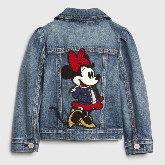 GAP Other - NWT Gap Disney Minnie Mouse Denim Icon Jacket 3T